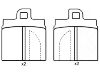 剎車(chē)片 Brake Pad Set:0060 750 567