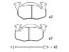 剎車(chē)片 Brake Pad Set:77 01 203 213